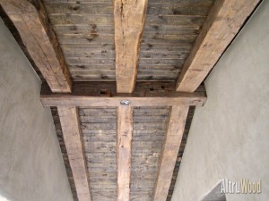 reclaimed hand hewn beams 16 300x225 Reclaimed Wood